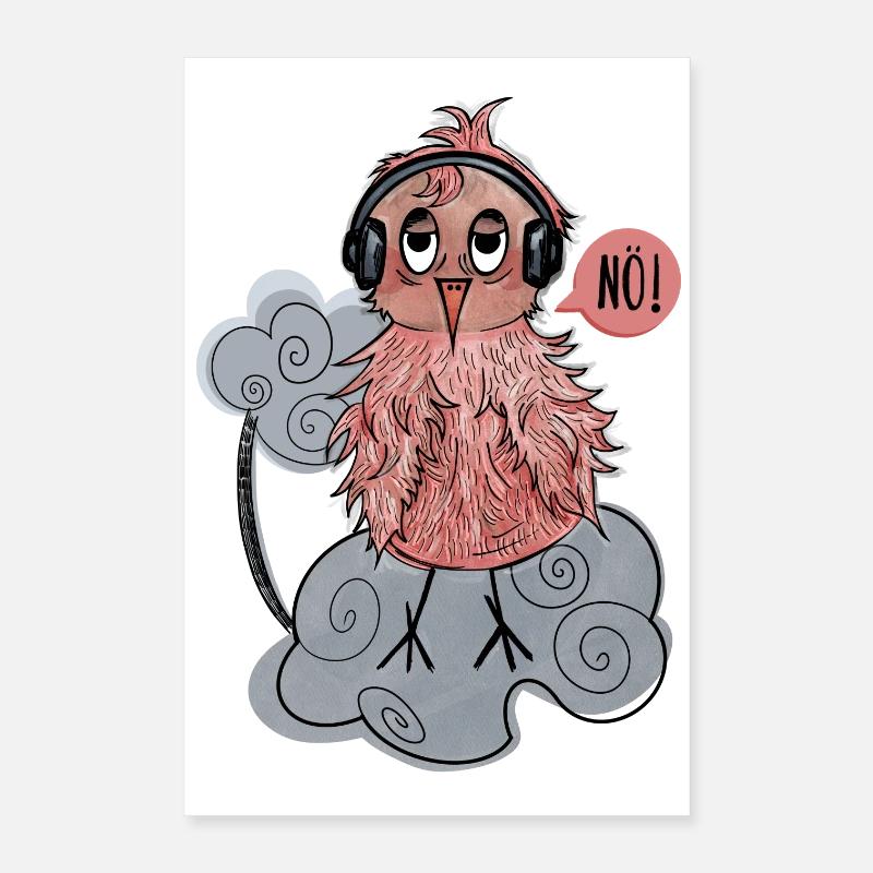 Oiseau non Poster 40 x 60 cm