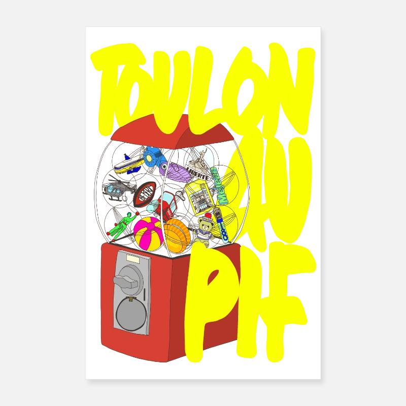 Toulon im Pif Poster 40x60 cm