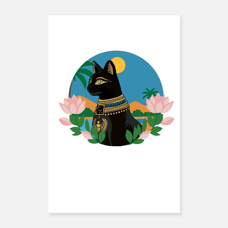 Bastet, Egyptian Goddess Poster 16" x 24" (40x60 cm)