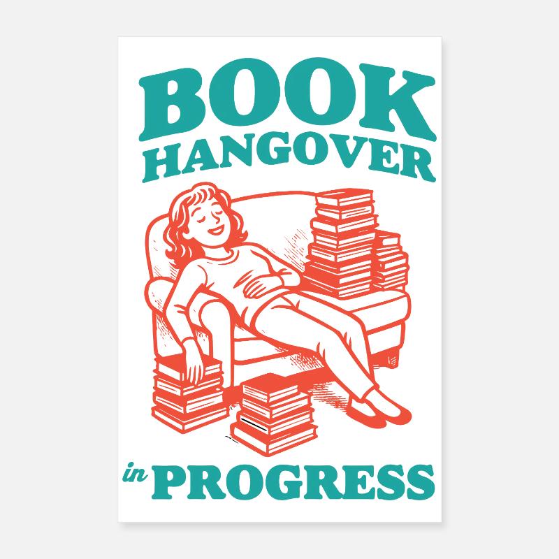 Buch Kater Poster 40x60 cm