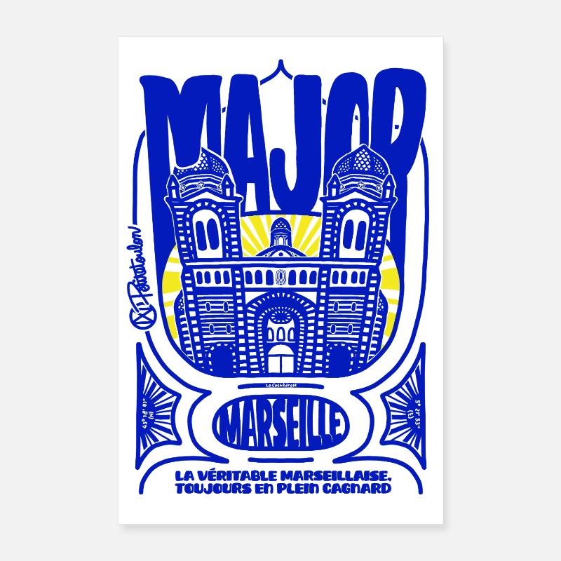 Cathédrale La Major Marseille  Poster 40 x 60 cm