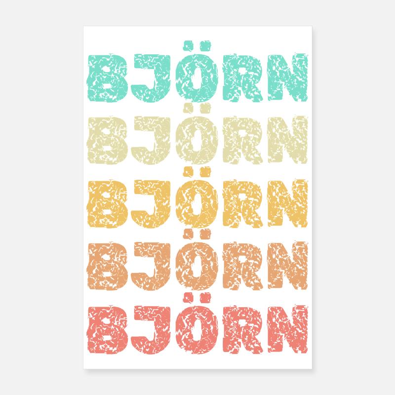 Cadeau pour Bjoern Poster 40 x 60 cm