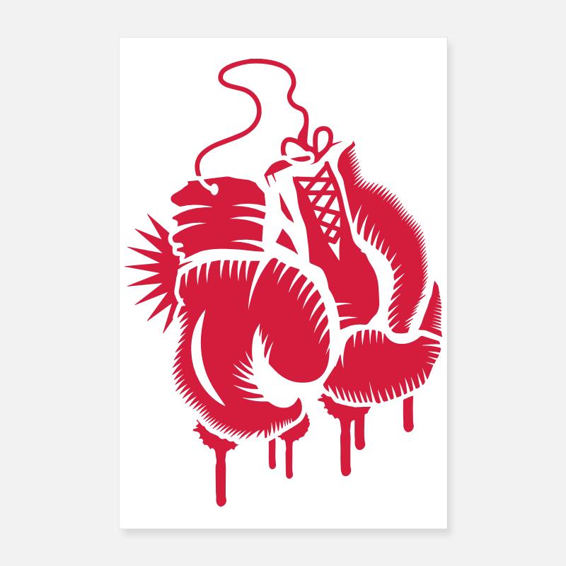 Boxhandschuhe Poster 40x60 cm