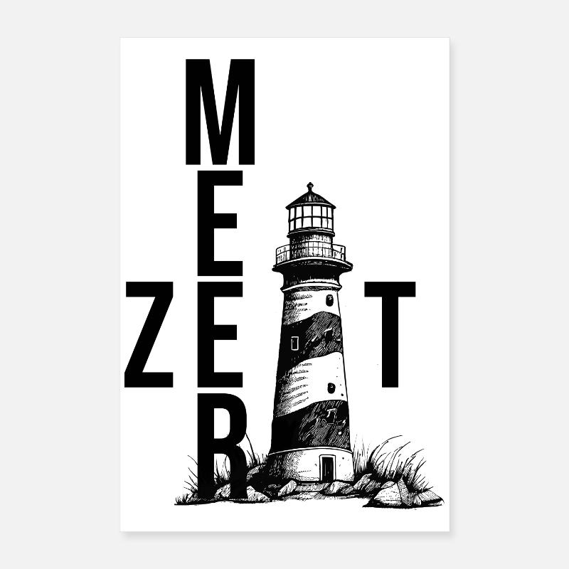 Meer Zeit Poster 40x60 cm
