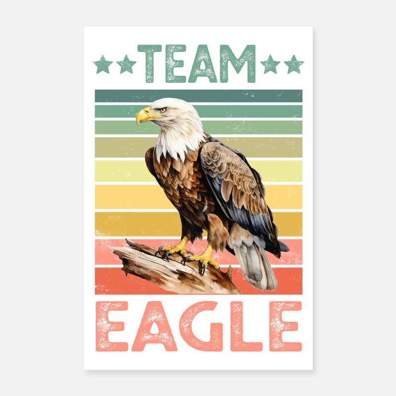 Eagle Bald Eagle Poster 16" x 24" (40x60 cm)