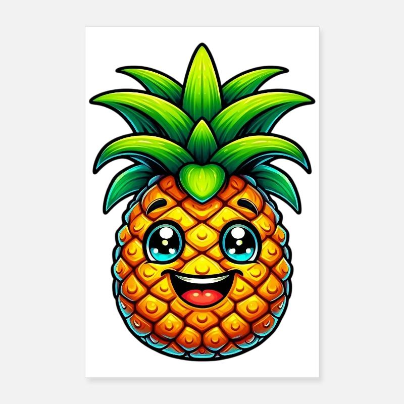 Ananas Poster 40 x 60 cm