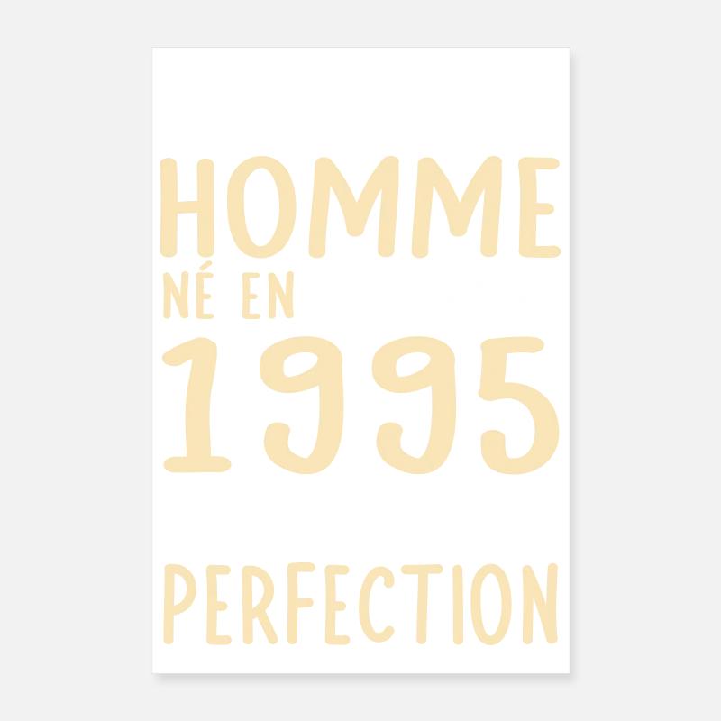 30. Geburtstag - geboren im Dezember 1995 Poster 40x60 cm