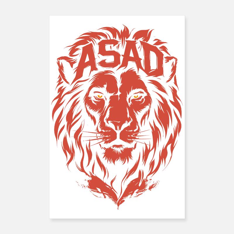 Red Lion ASAD Imperious Head Poster 16" x 24" (40x60 cm)