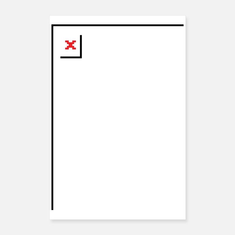 Missing Image – File Not Found Hochformat Poster 40x60 cm