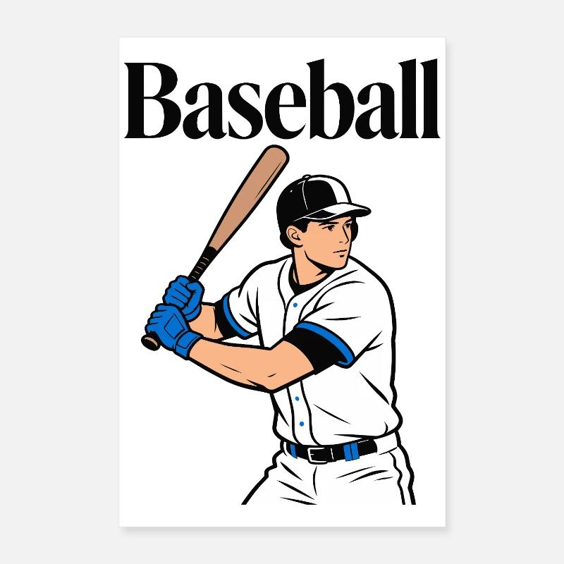 base-ball Poster 40 x 60 cm