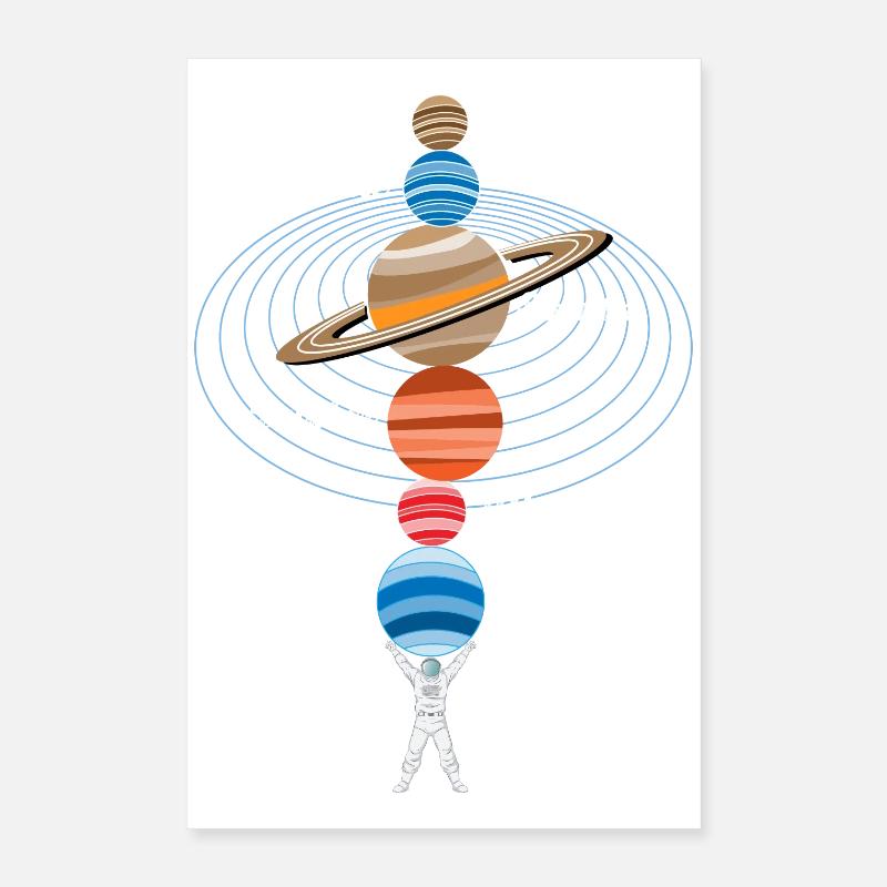 Starker Astronaut Poster 40x60 cm