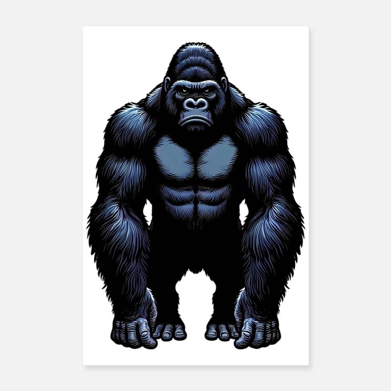 Gorille Poster 40 x 60 cm
