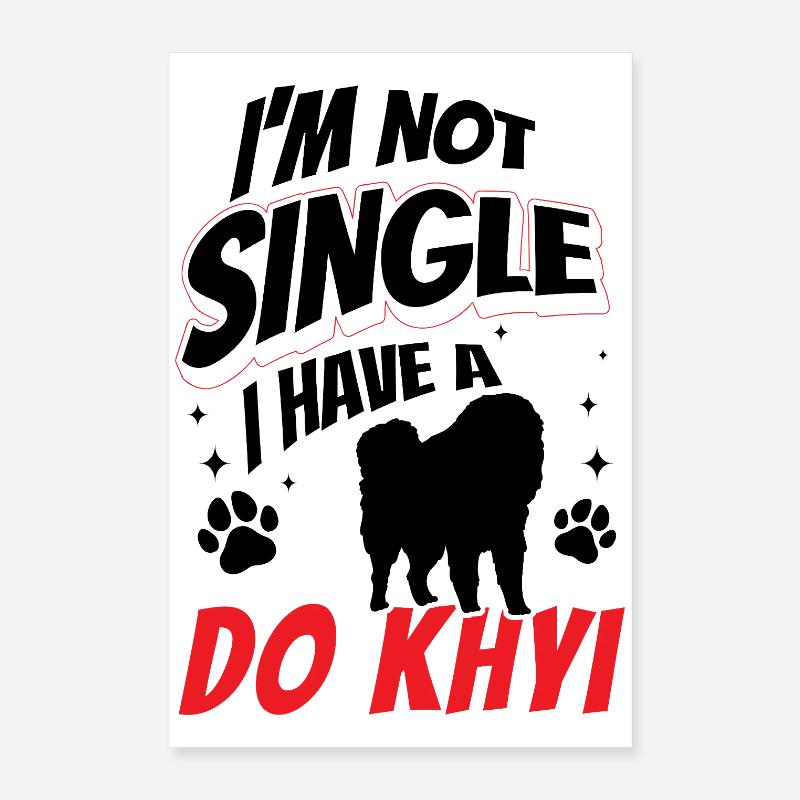 Do Khyi est un ami Dogue du Tibet Poster 40 x 60 cm