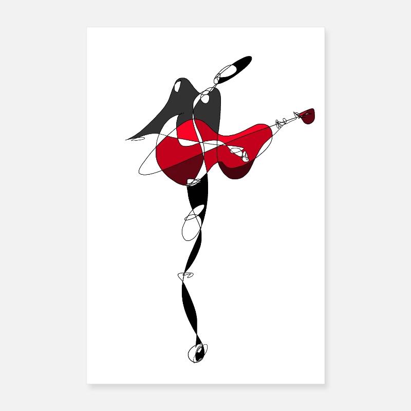 chitarrista Poster 40x60 cm