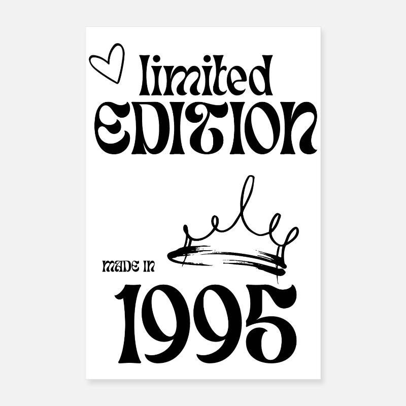 Édition limitée 1995 - 30 ans Poster 40 x 60 cm