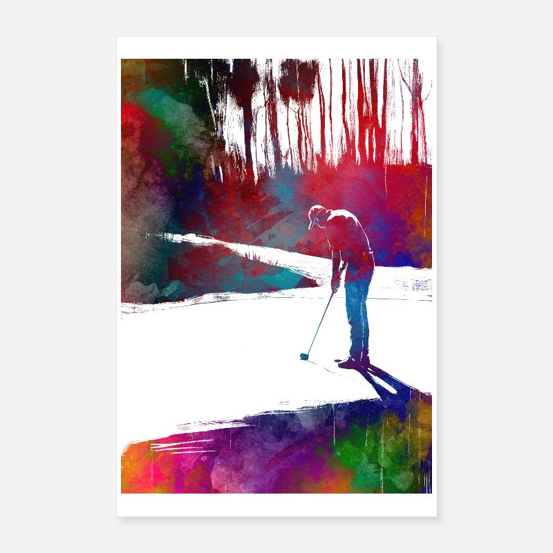 Golfspieler #golf Poster 40x60 cm