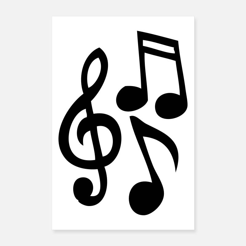 Sheet music Poster 16" x 24" (40x60 cm)