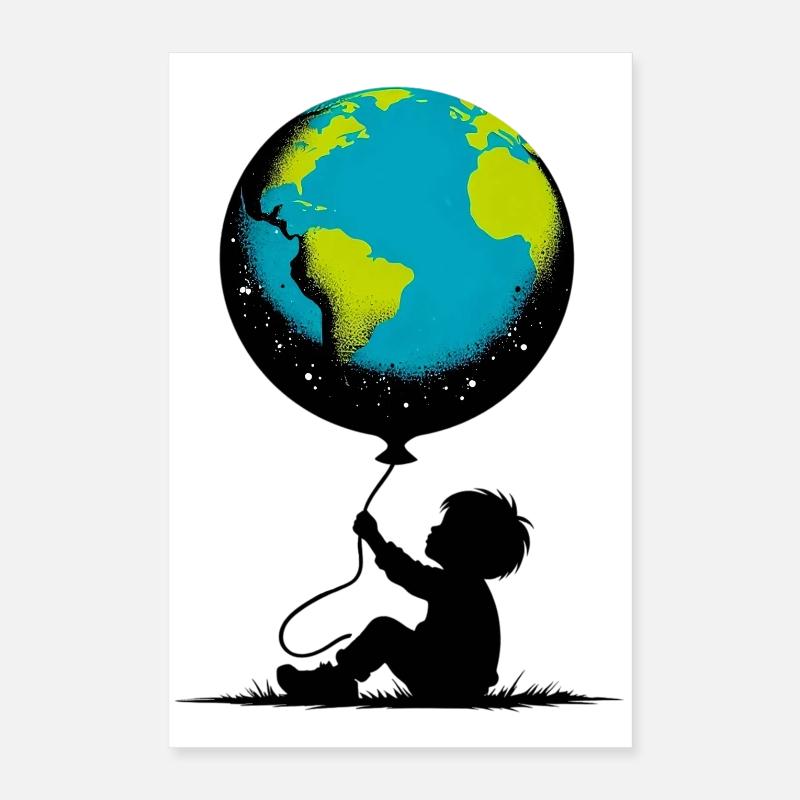 Planet Erde Poster 40x60 cm
