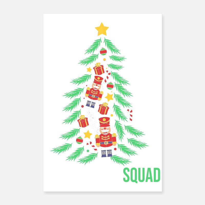 Weihnachten Nussknacker Poster 40x60 cm