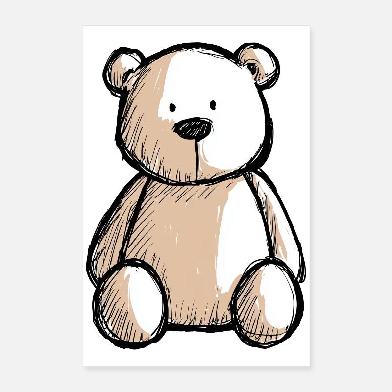teddy bear, teddy bear, cute little teddy bear Poster 16" x 24" (40x60 cm)