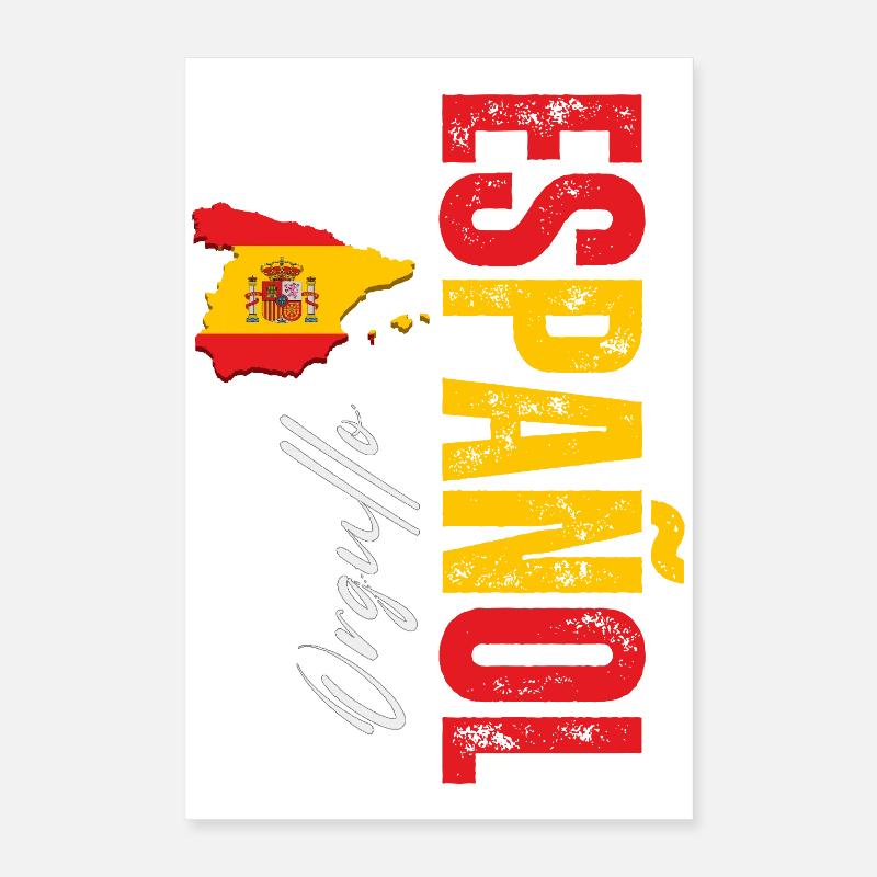 Spanish Pride, vertikales Design Poster 40x60 cm