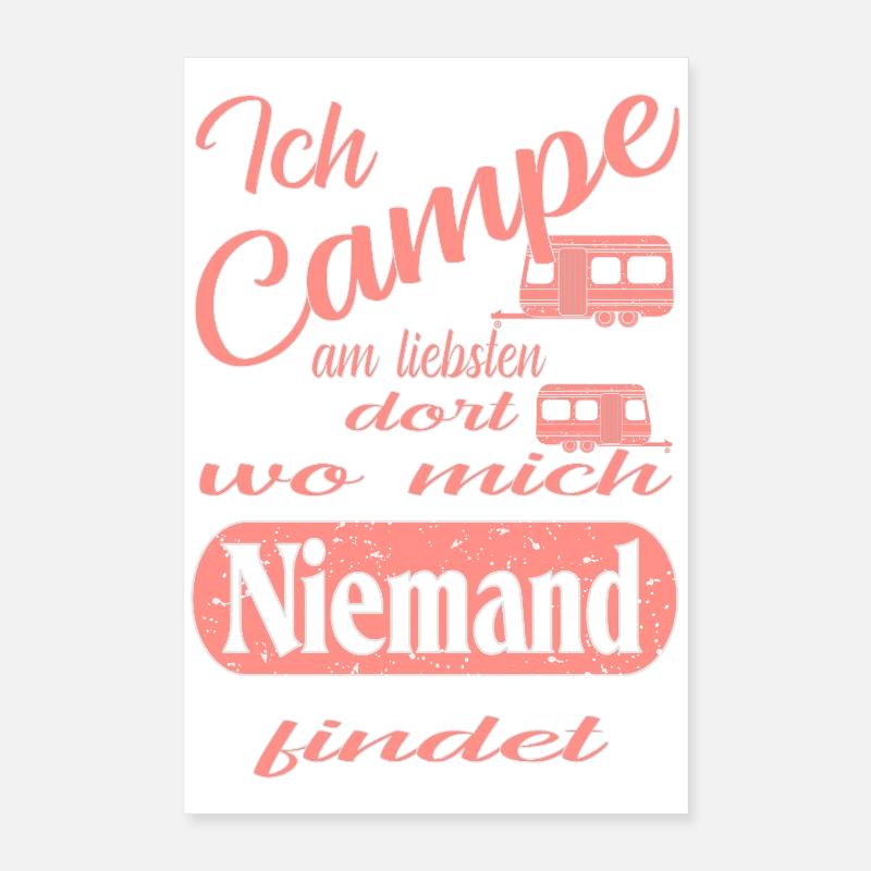 camp Poster 40 x 60 cm