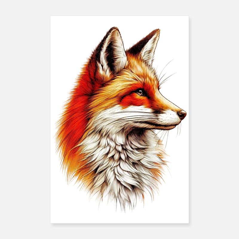 Fuchs Poster 40x60 cm