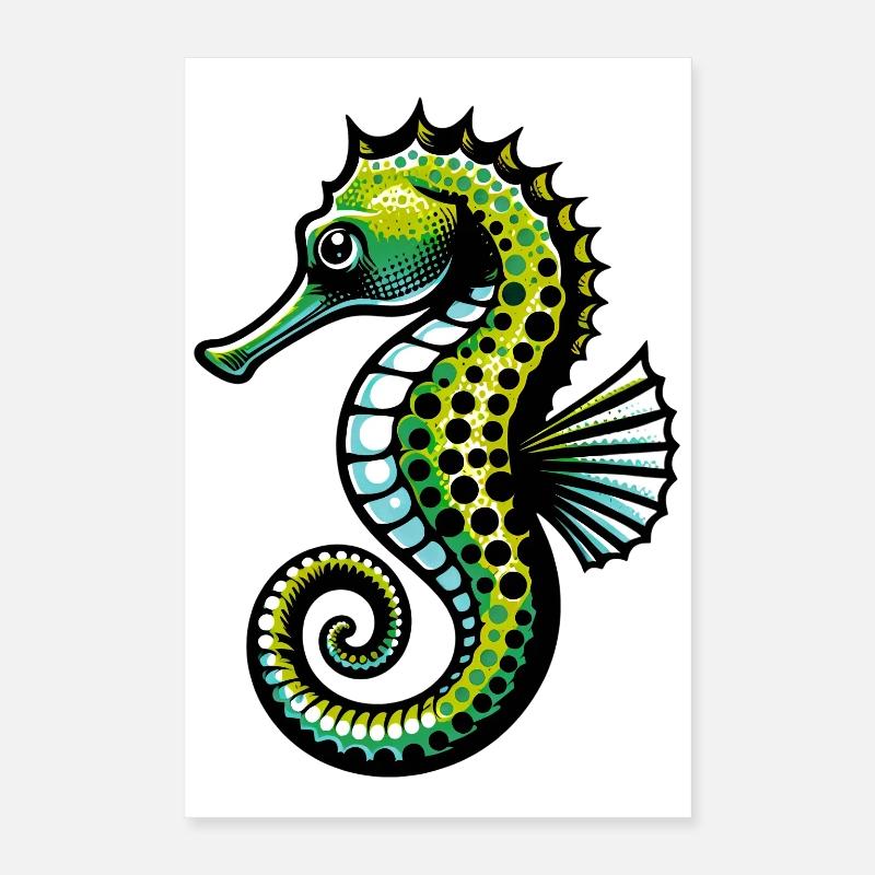 Hippocampe Poster 40 x 60 cm
