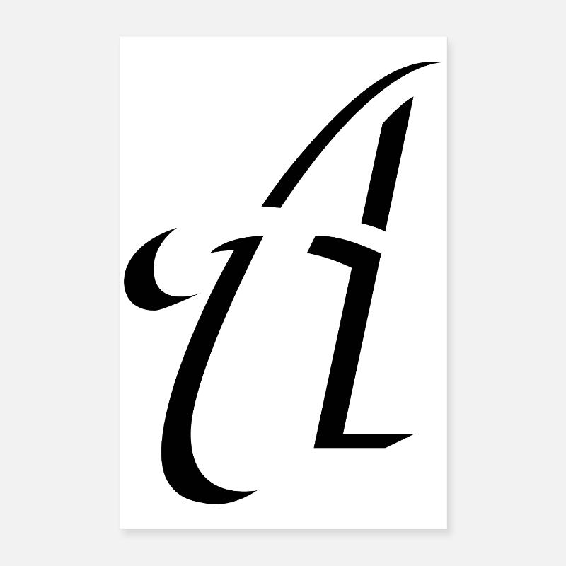 Letter A, Name, der Buchstabe A Poster 40x60 cm