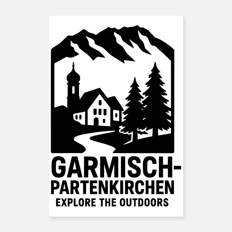 Garmisch Partenkirchen Poster 40 x 60 cm
