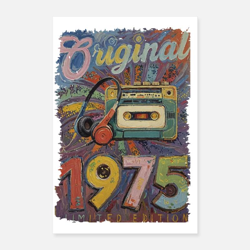 Original 1975 Retro Player Graffiti Painted Painter Poster 16" x 24" (40x60 cm)