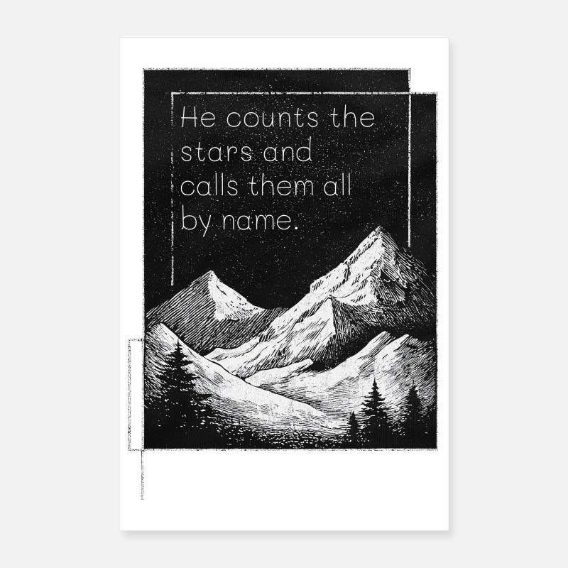 Bible Verse Religious Poster 16" x 24" (40x60 cm)