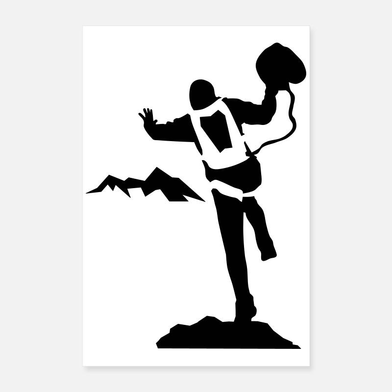 BASE jumping Poster 40x60 cm