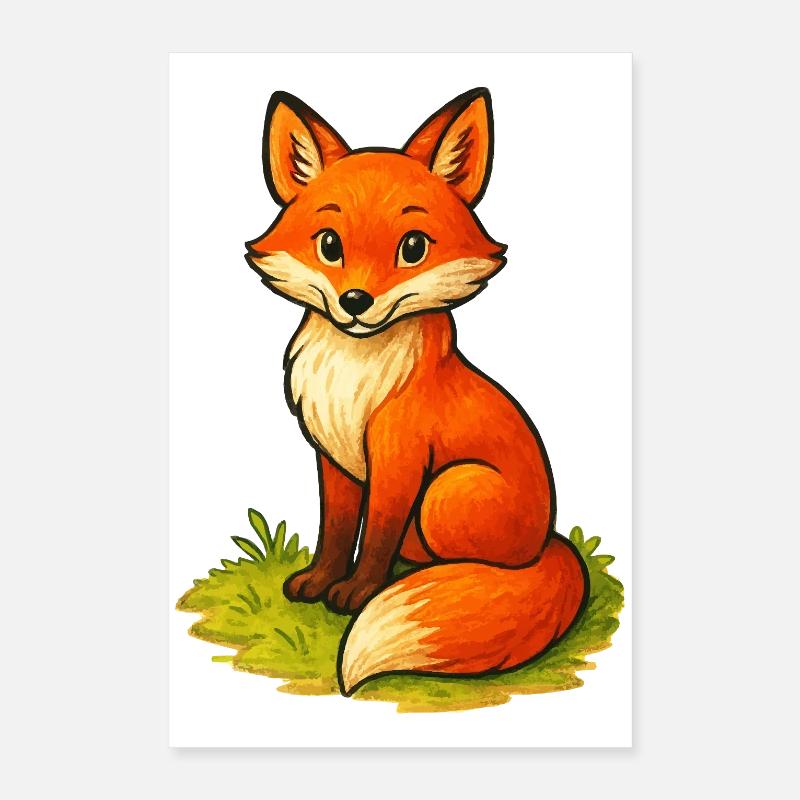 Fuchs Comic Poster 40x60 cm
