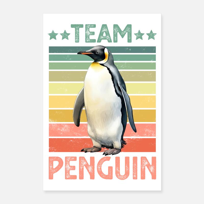 PInguin Kaiserpinguin Poster 40x60 cm
