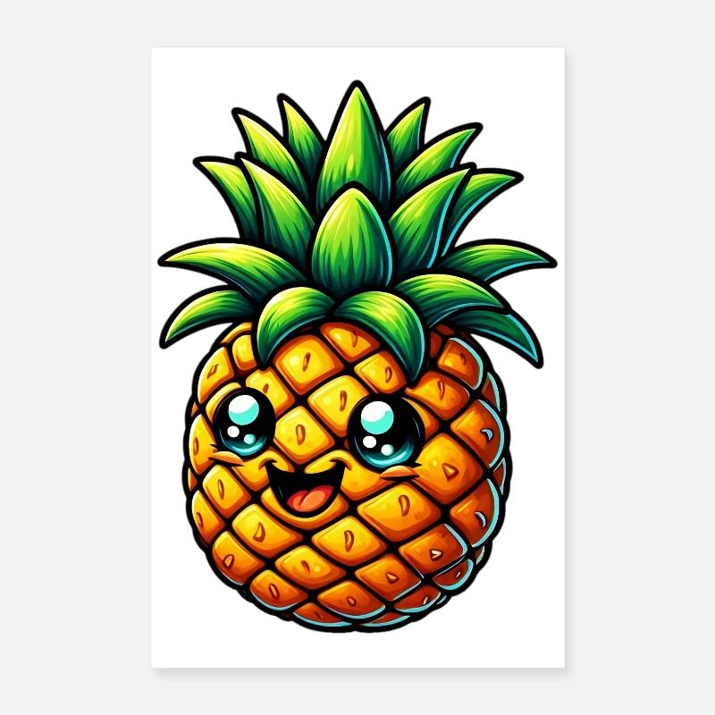 Pineapple Poster 16" x 24" (40x60 cm)