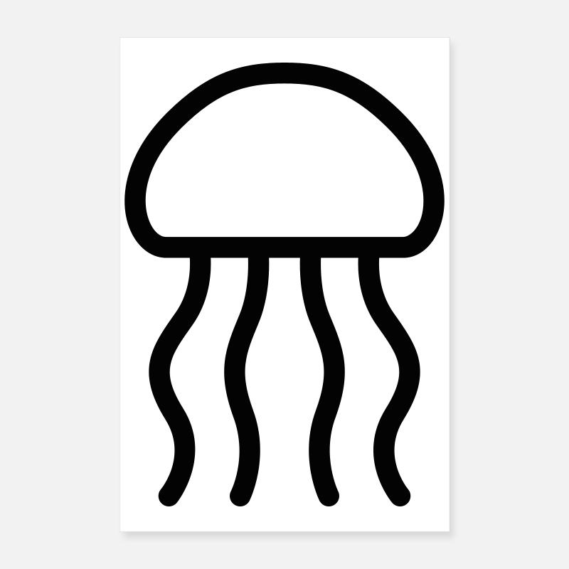 Jellyfish Poster 16" x 24" (40x60 cm)