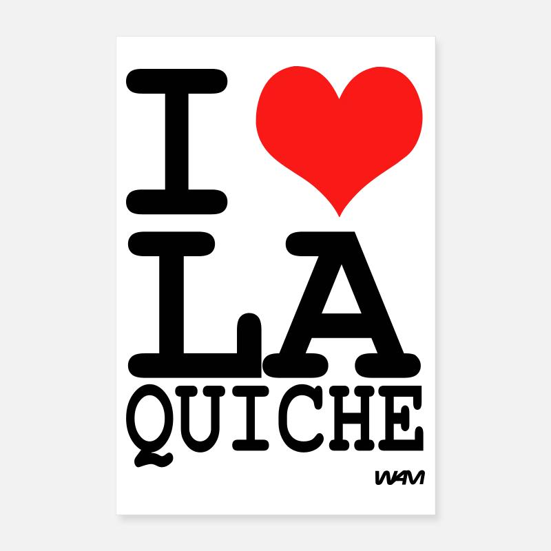 la quiche Poster 16" x 24" (40x60 cm)