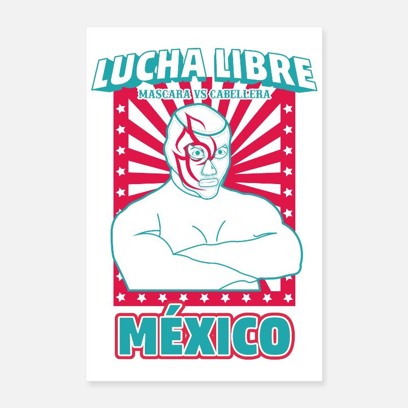 Ringen Mexiko 3 Poster 40x60 cm