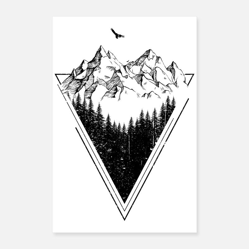 Berg Poster 40x60 cm