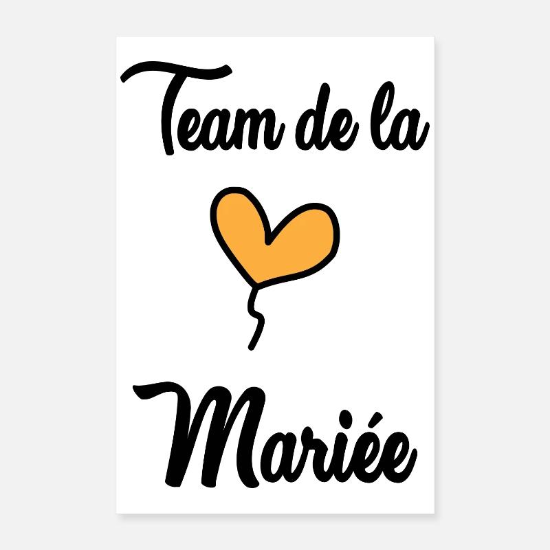 BRIDE TEAM Poster 16" x 24" (40x60 cm)
