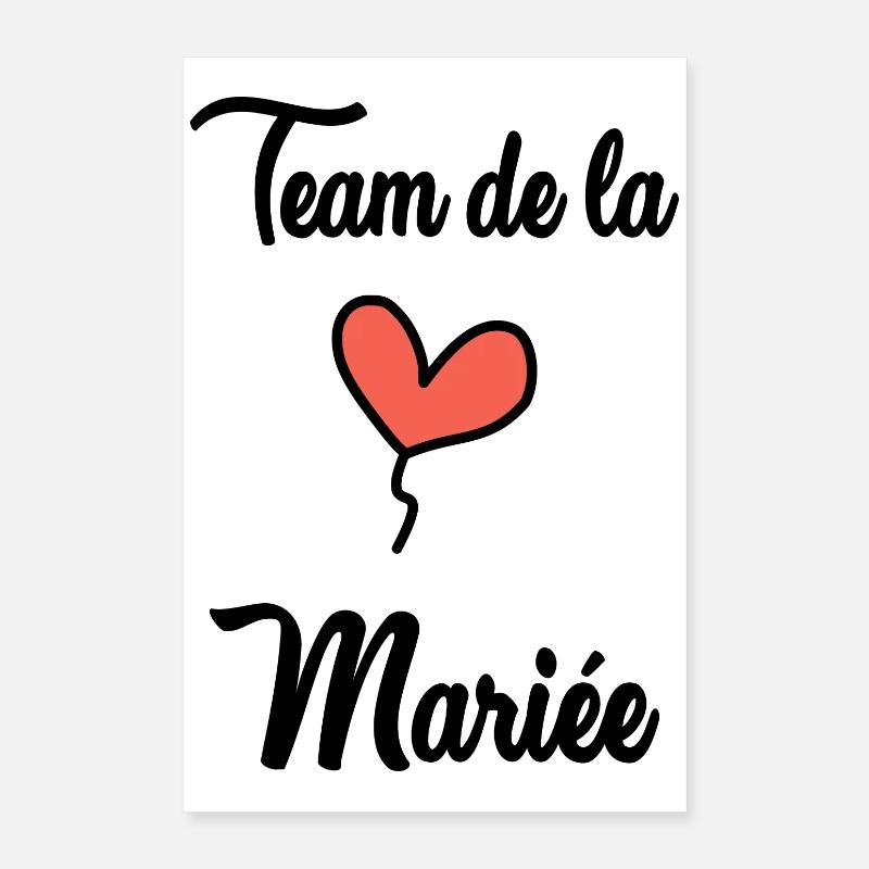 TEAM MARIEE Poster 40 x 60 cm