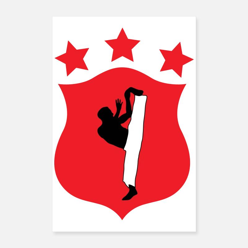 Capoeira - Combat - Danse Poster 40 x 60 cm