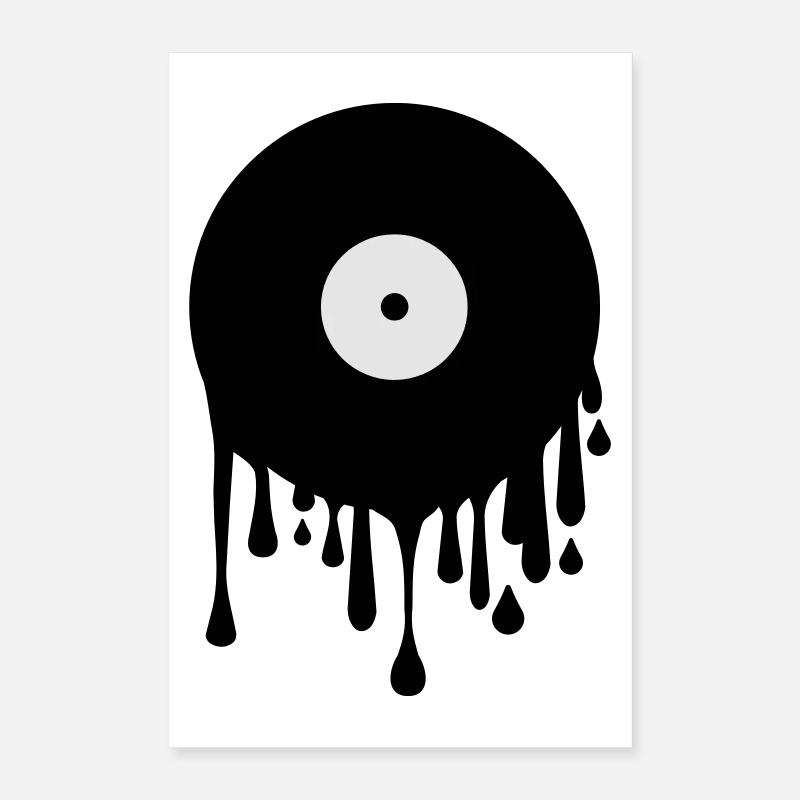 dj logo Poster 40x60 cm