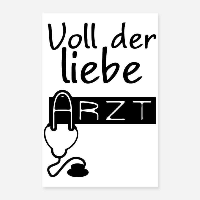 Lieber Arzt Geschenk Poster 40x60 cm