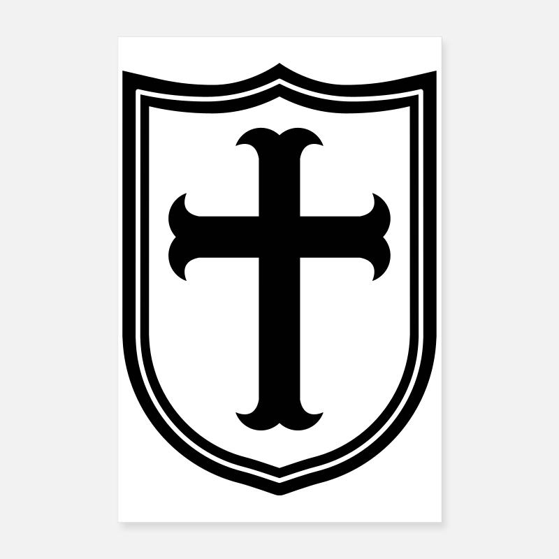 Tempelritter Poster 40x60 cm