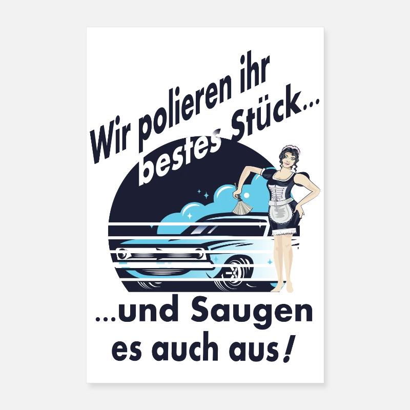 Car Laundry Poster 16" x 24" (40x60 cm)
