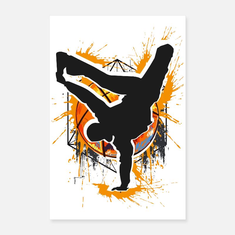 Breakdance - Breakdancer - Breakdancing - Bboy Poster 16" x 24" (40x60 cm)