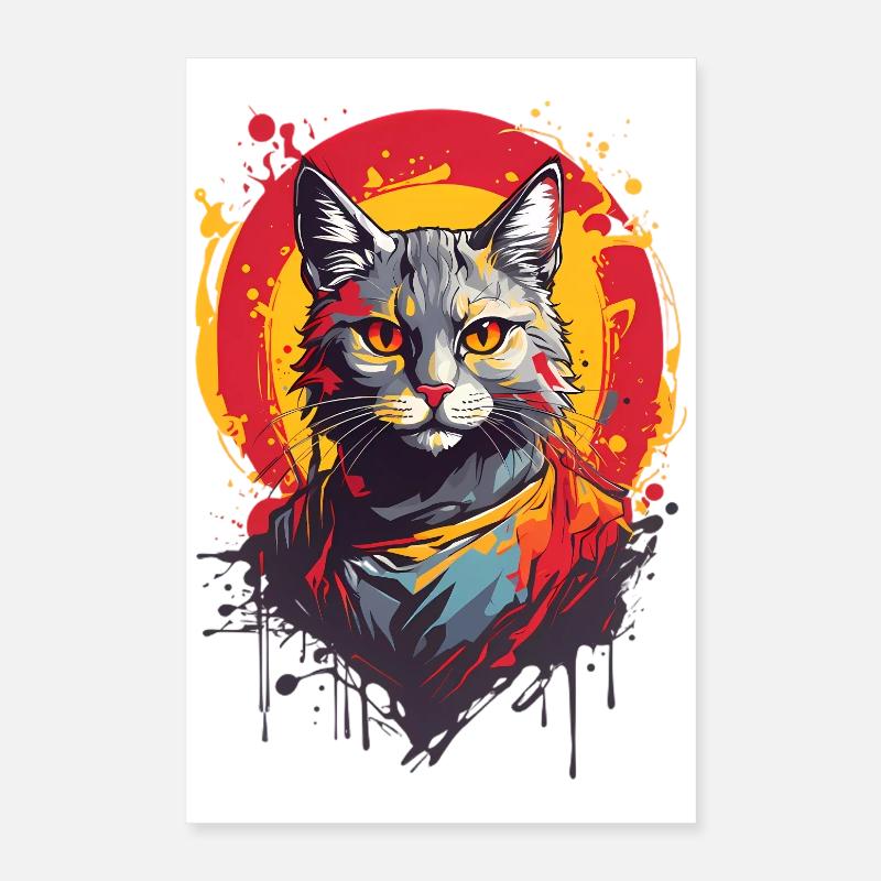 Cool Cat Poster 16" x 24" (40x60 cm)