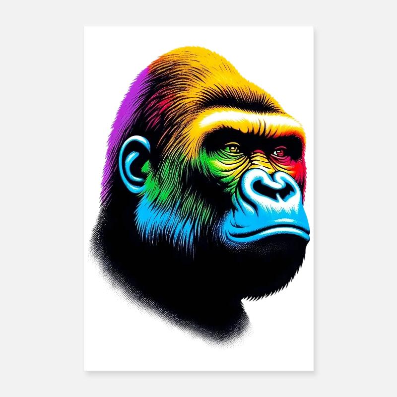 Gorille Poster 40 x 60 cm
